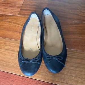 J Crew Black Ballet Flats
